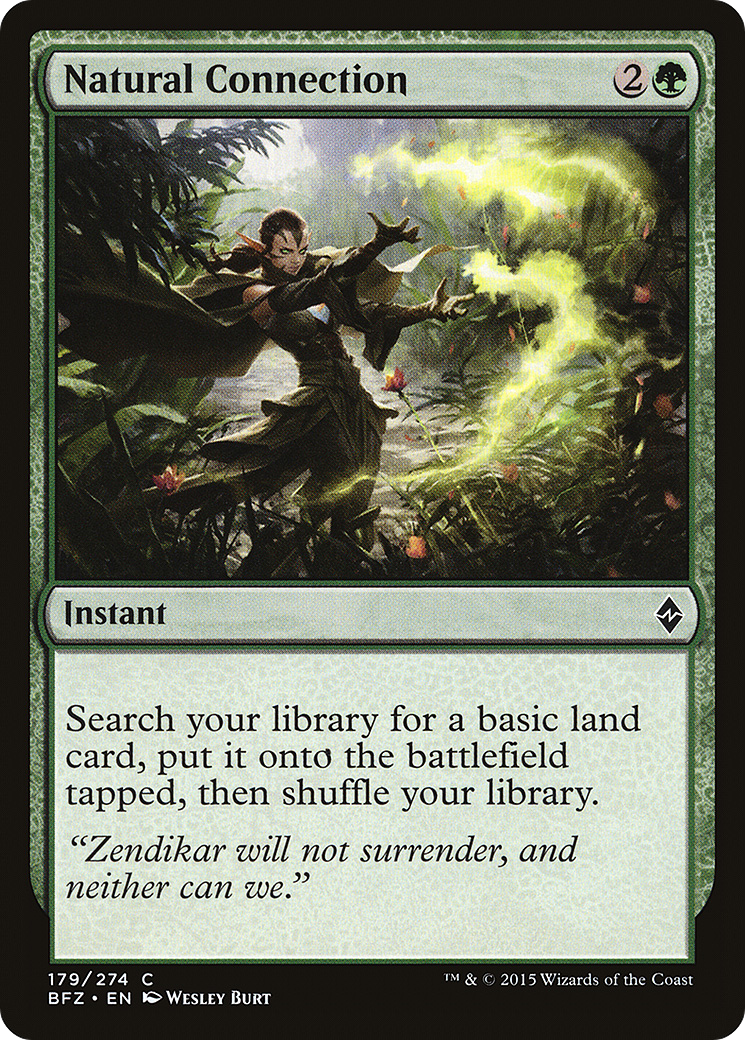 Natural Connection (179) - Battle for Zendikar
