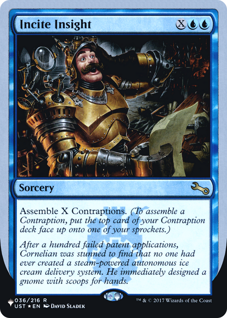 Incite Insight (016) Foil - The List (Unfinity Foil Edition)