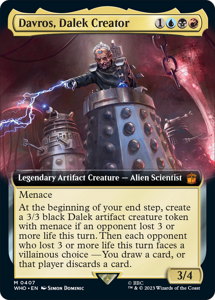 Davros, Dalek Creator (Extended Art) [Doctor Who] | Silver Goblin