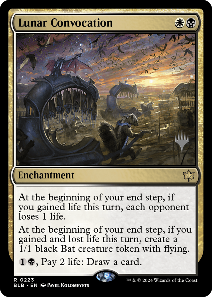 Lunar Convocation (Promo Pack) [Bloomburrow Promos] Foil
