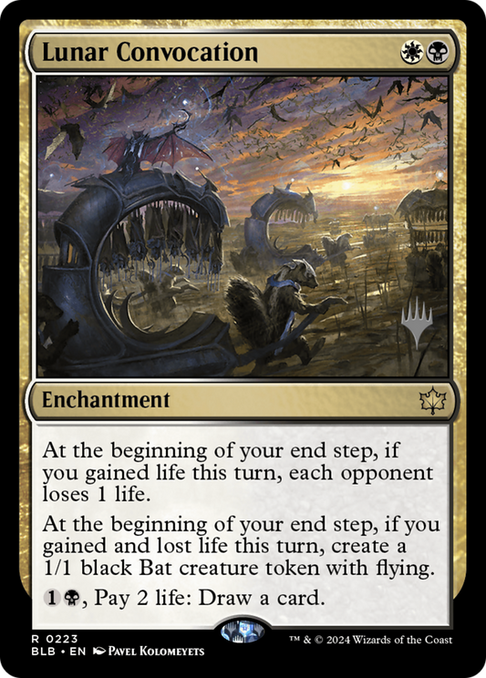 Lunar Convocation (Promo Pack) [Bloomburrow Promos] Foil