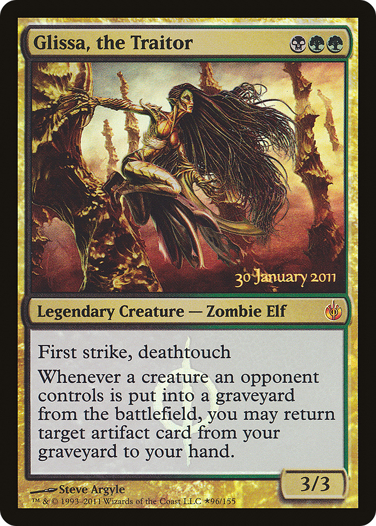 Glissa, the Traitor (96★) Foil - Mirrodin Besieged Promos