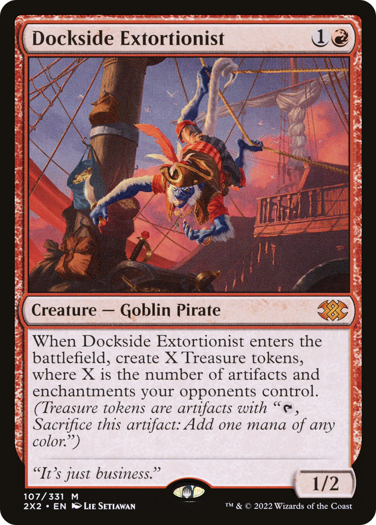 Dockside Extortionist (107) Foil - Double Masters 2022