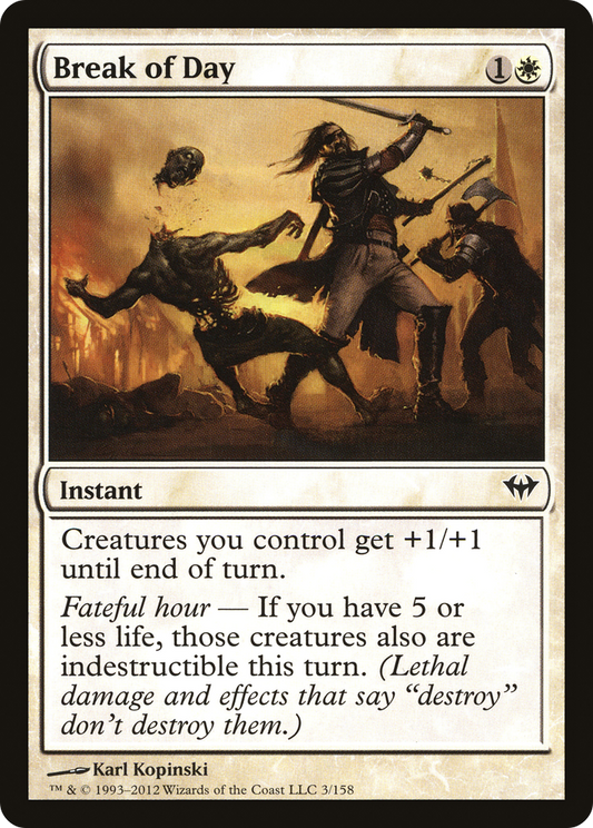 Break of Day (003) Foil - Dark Ascension