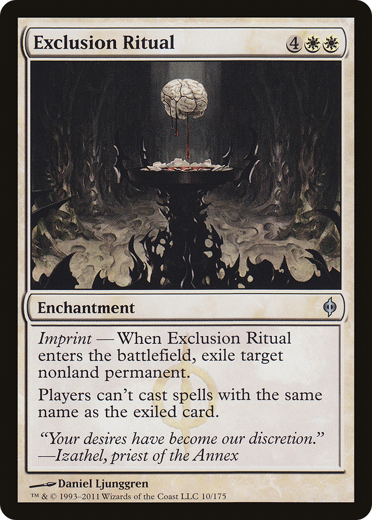 Exclusion Ritual (010) Foil - New Phyrexia