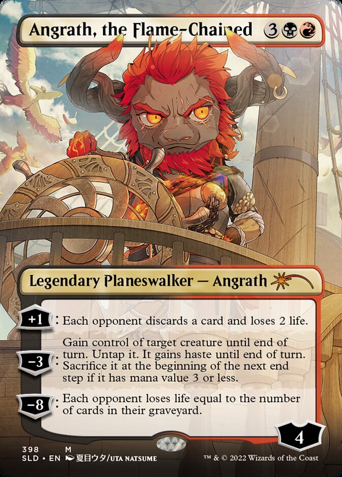 Angrath, the Flame-Chained (Borderless) [Secret Lair Drop Series] | Silver Goblin