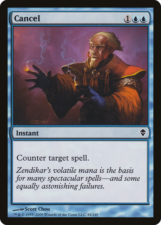 Cancel [Zendikar] Foil