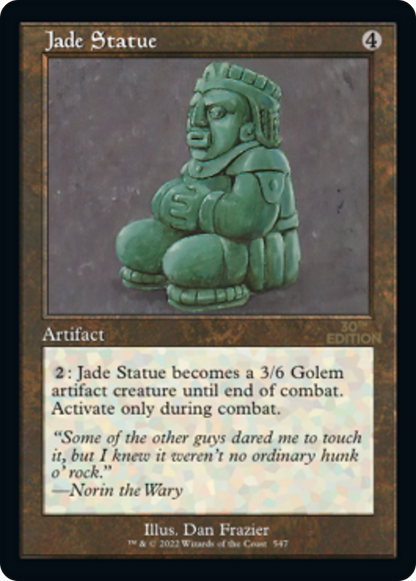 Jade Statue (Retro) (547) - 30th Anniversary Edition
