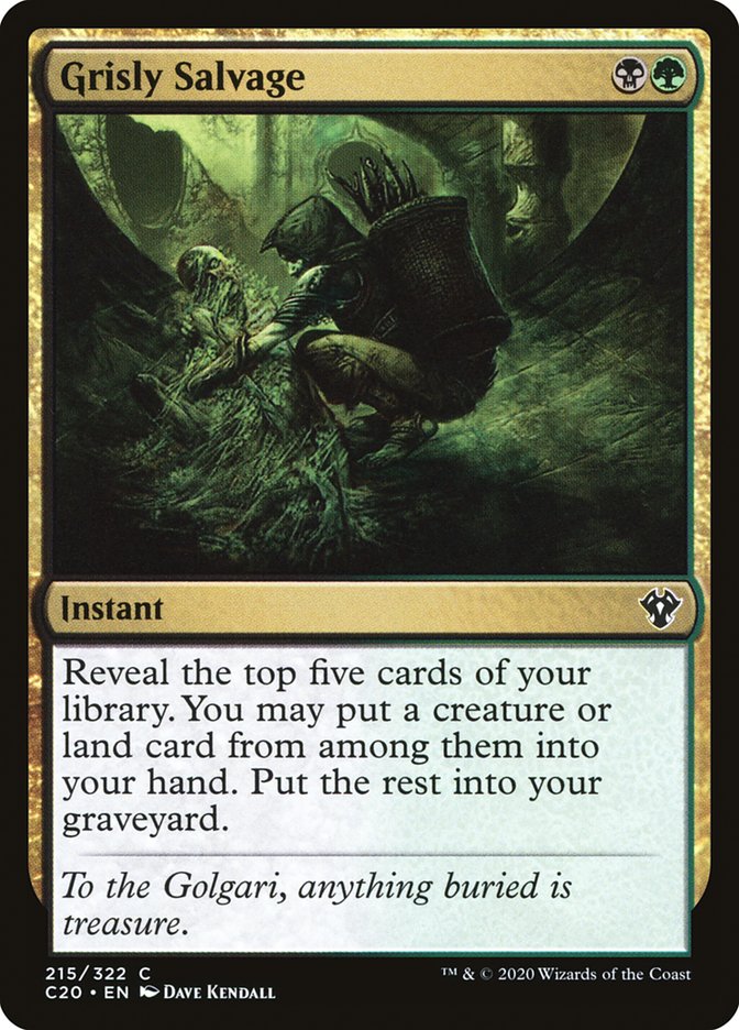 Grisly Salvage [Commander 2020] | Silver Goblin