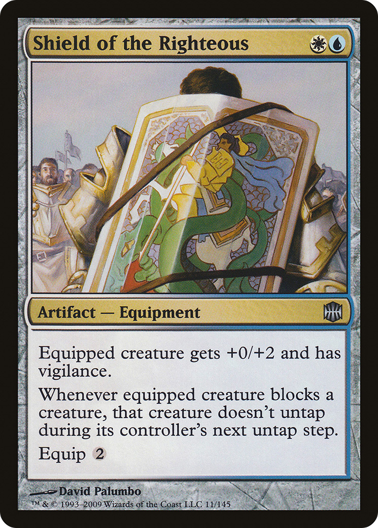 Shield of the Righteous (011) Foil - Alara Reborn