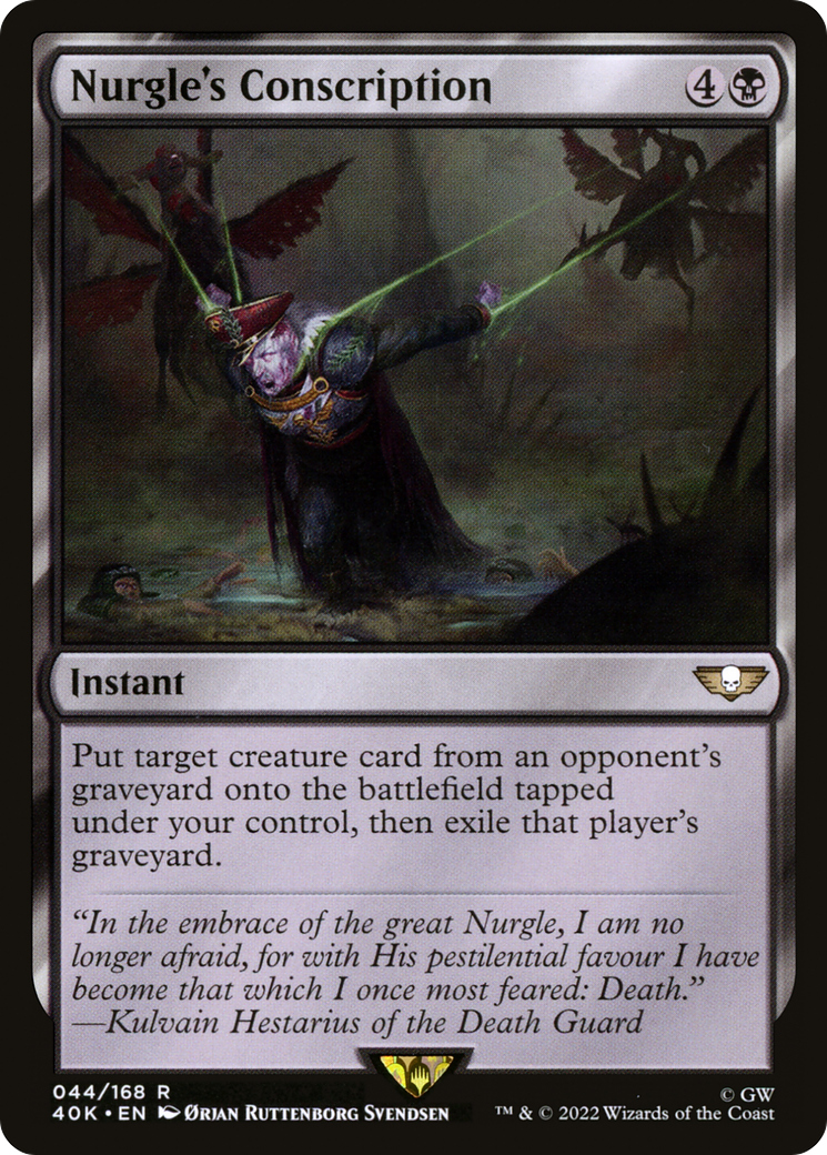Nurgle's Conscription (044) - Warhammer 40,000 Commander