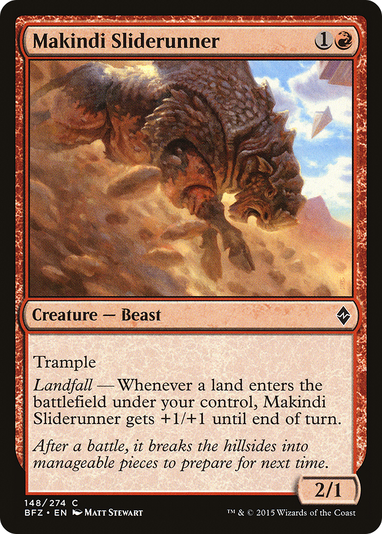 Makindi Sliderunner (148) Foil - Battle for Zendikar