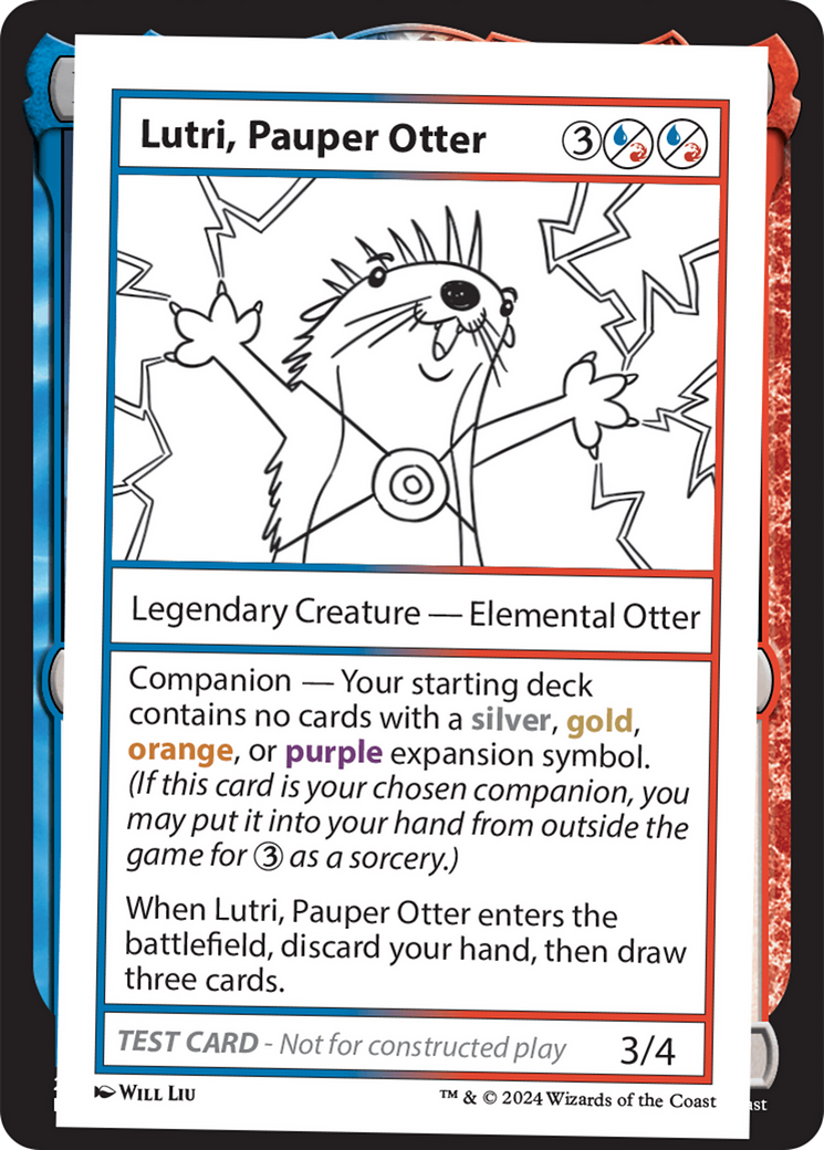 Lutri, Pauper Otter [Mystery Booster 2 Playtest Cards] | Silver Goblin