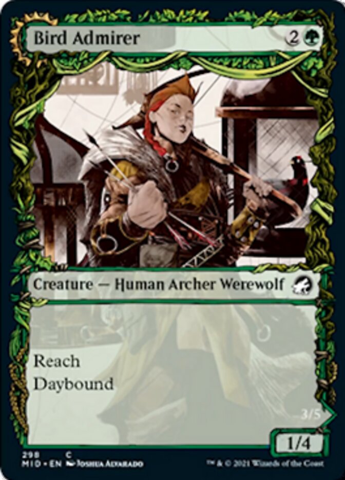 Bird Admirer // Wing Shredder (Showcase) (298) Foil - Innistrad: Midnight Hunt