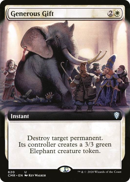 Generous Gift (Extended Art) (620) Foil - Commander Legends