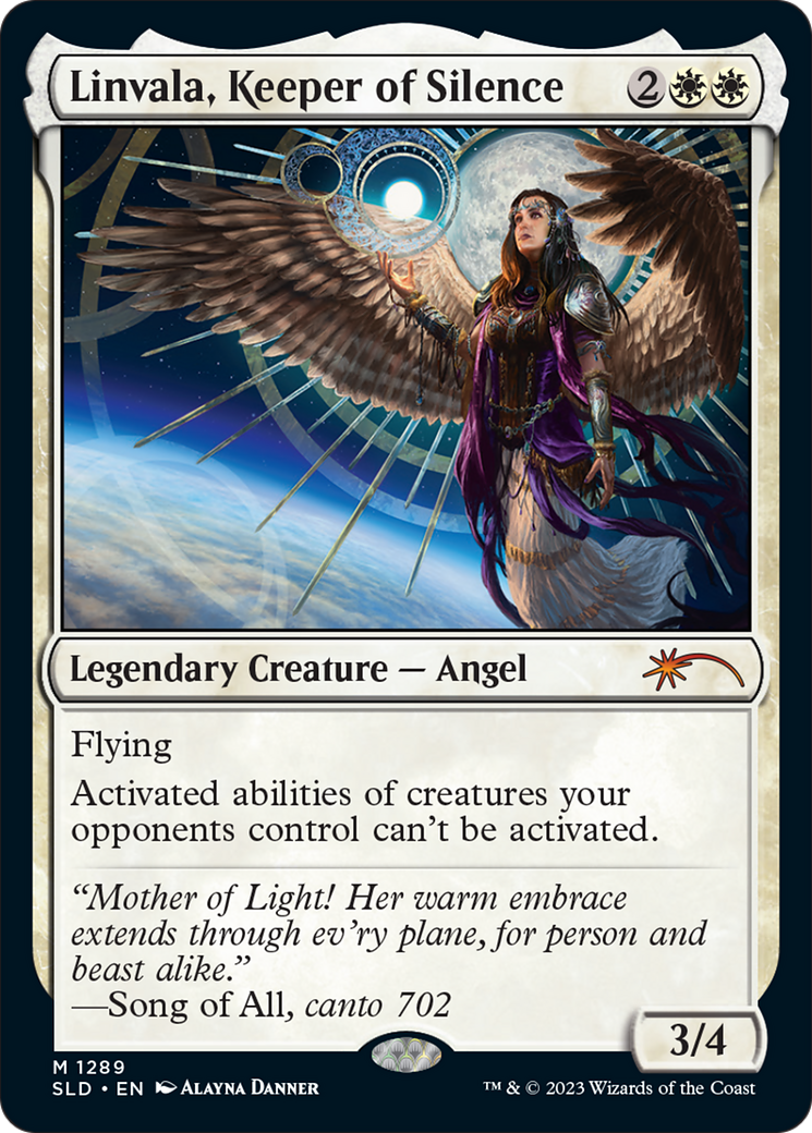 Linvala, Keeper of Silence (1289) Foil - Secret Lair Drop