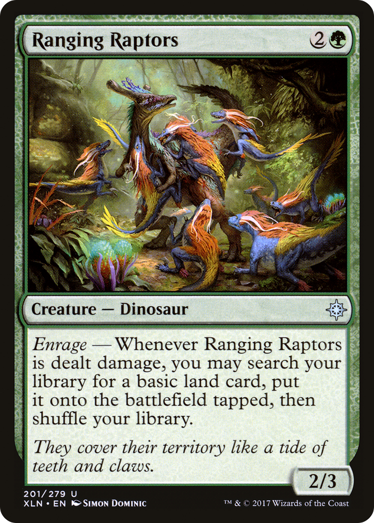 Ranging Raptors (201) Foil - Ixalan