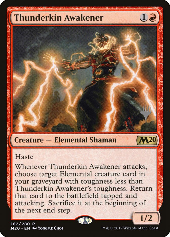 Thunderkin Awakener (Promo Pack) [Core Set 2020 Promos] | Silver Goblin