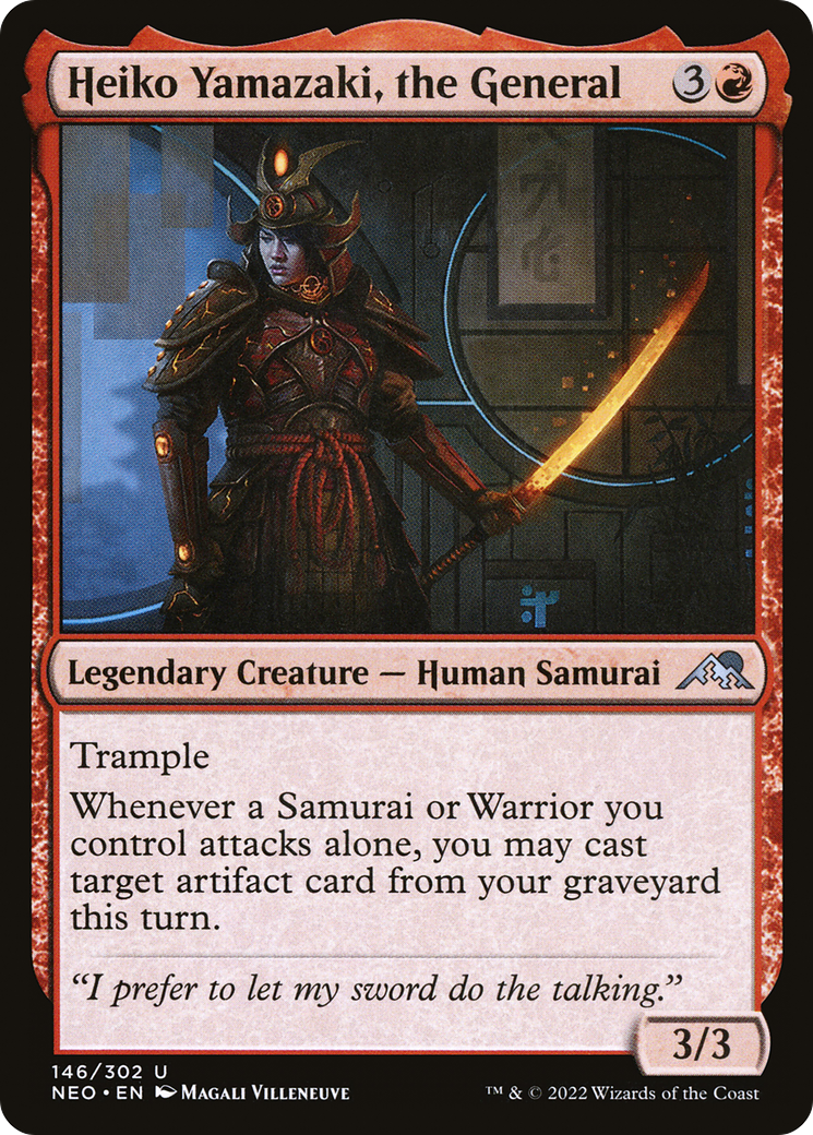 Heiko Yamazaki, the General (146) Foil - Kamigawa: Neon Dynasty