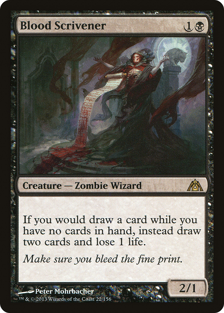 Blood Scrivener (022) Foil - Dragon's Maze