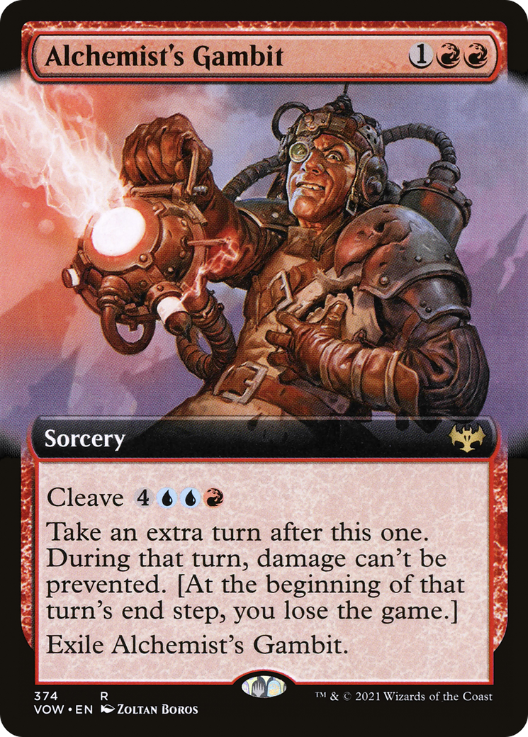 Alchemist's Gambit (Extended Art) [Innistrad: Crimson Vow] Foil