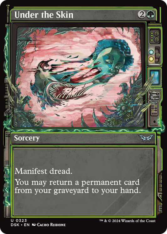 Under the Skin (Showcase) [Duskmourn: House of Horror] Foil