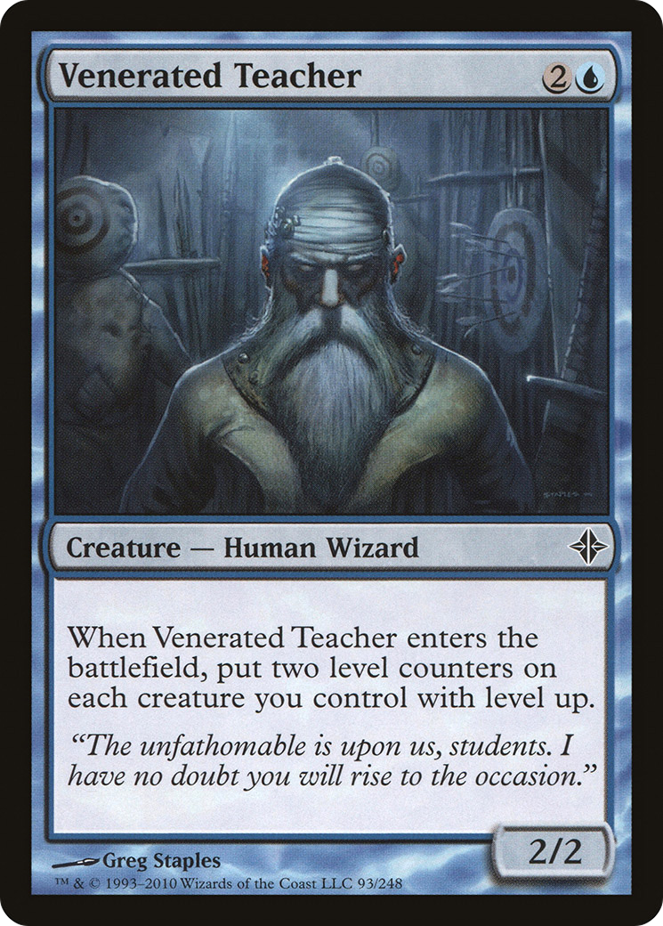 Venerated Teacher (093) - Rise of the Eldrazi