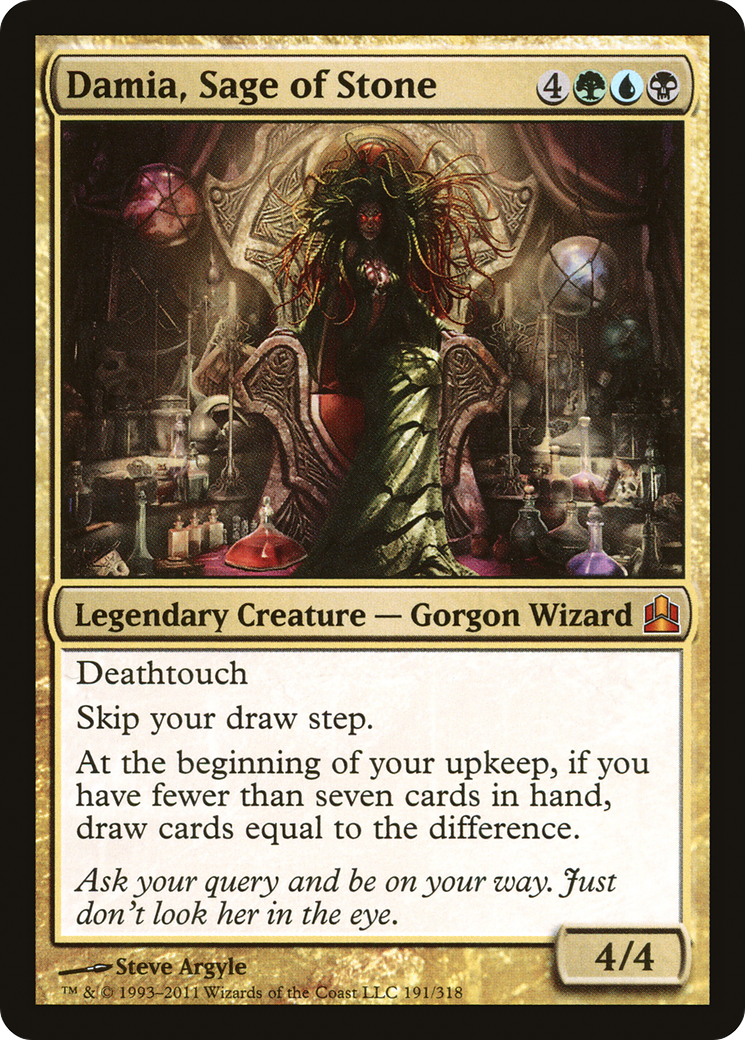 Damia, Sage of Stone (191) - Commander 2011