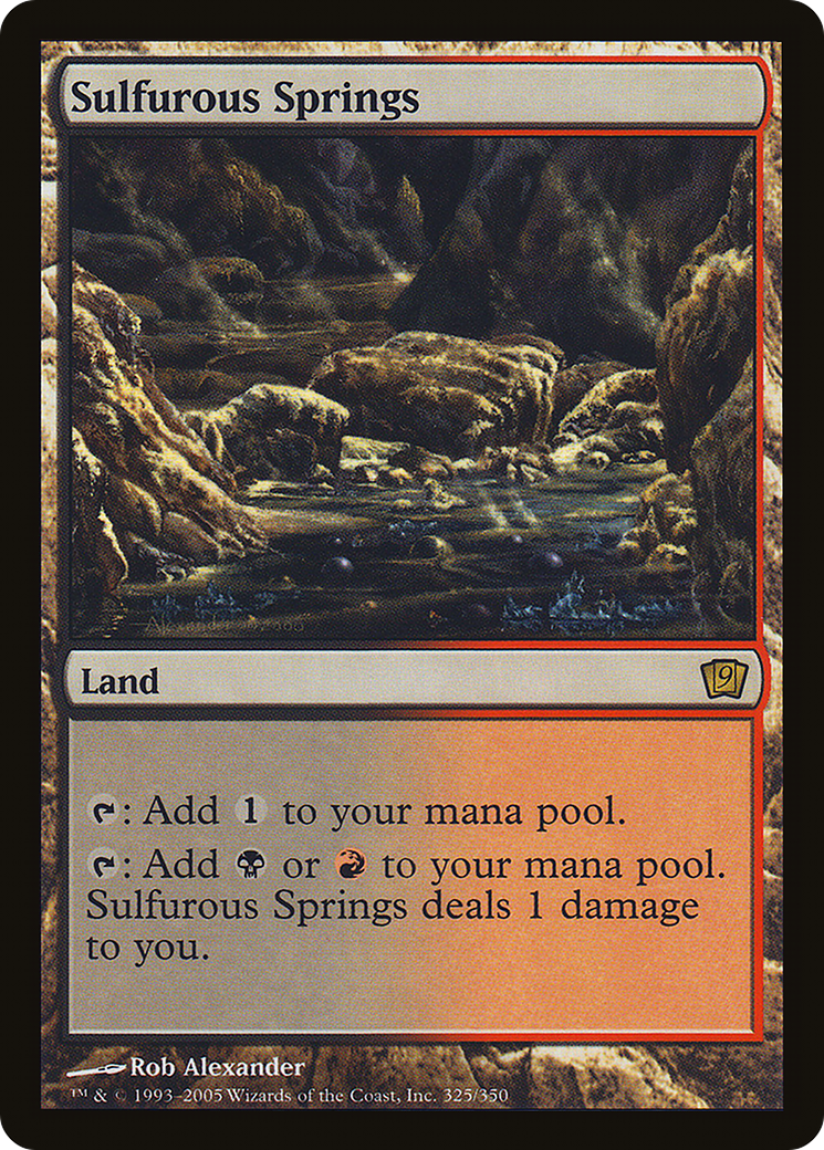 Sulfurous Springs (325) Foil - Ninth Edition