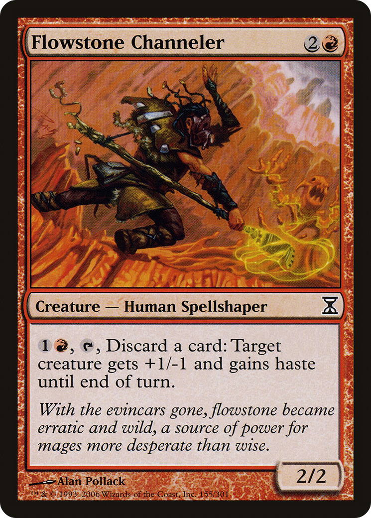 Flowstone Channeler (155) Foil - Time Spiral