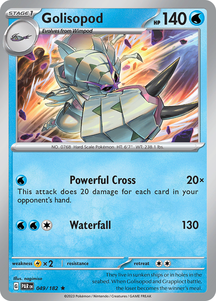 Golisopod (049/182) [Scarlet & Violet: Paradox Rift] | Silver Goblin