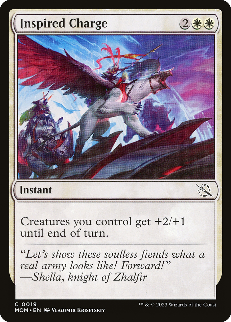 Inspired Charge (019) Foil - March of the Machine