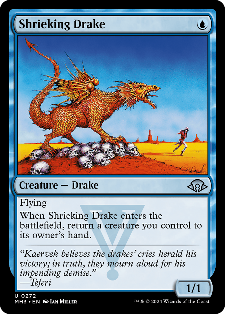 Shrieking Drake (272) Foil - Modern Horizons 3
