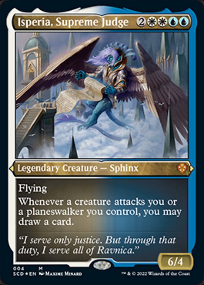 Isperia, Supreme Judge (Foil Etched) [Starter Commander Decks] | Silver Goblin