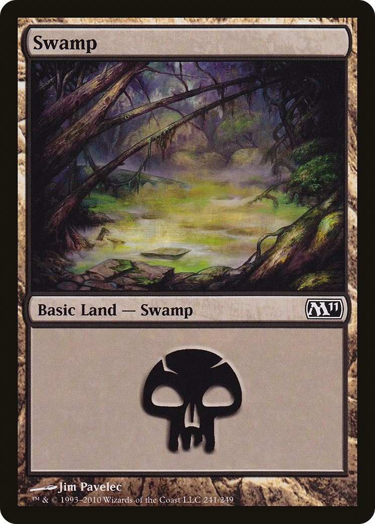 Swamp (241) Foil - Magic 2011