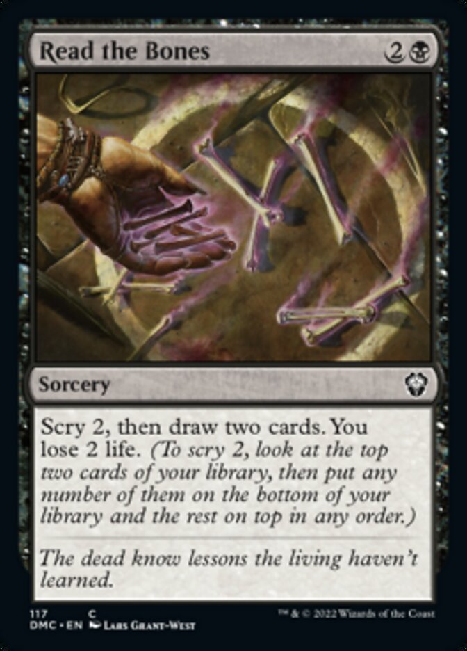 Read the Bones [Dominaria United Commander] | Silver Goblin