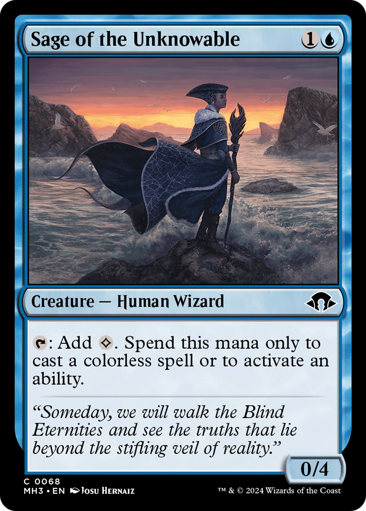 Sage of the Unknowable (068) Foil - Modern Horizons 3