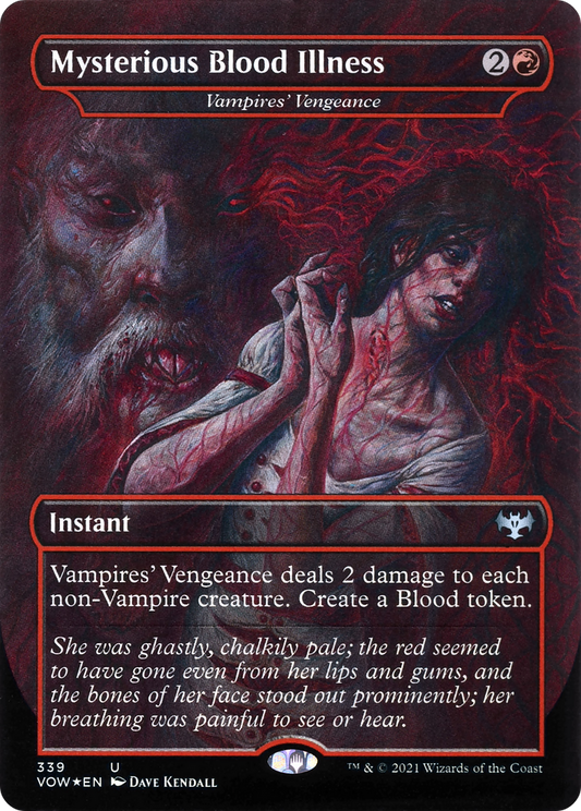Vampires' Vengeance - Mysterious Blood Illness [Innistrad: Crimson Vow]