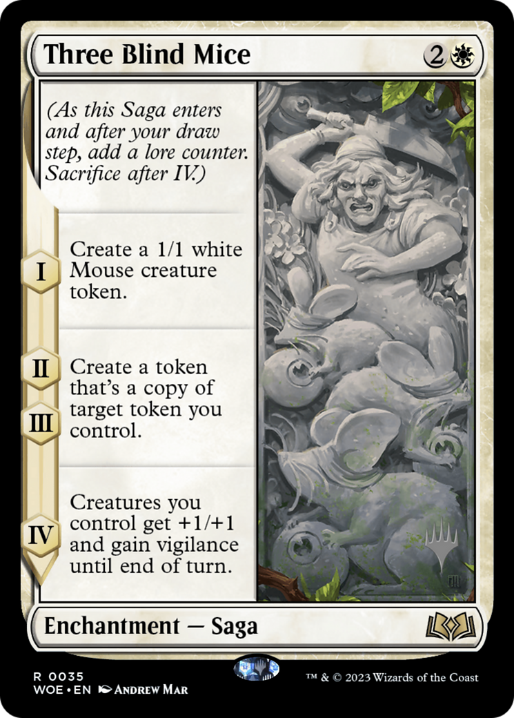 Three Blind Mice (035) Foil - Wilds of Eldraine Promos