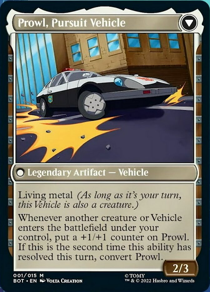 Prowl, Stoic Strategist (001) Foil - Transformers