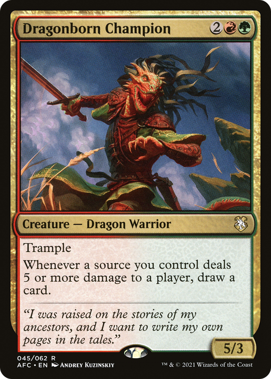 Dragonborn Champion (045) - Forgotten Realms Commander