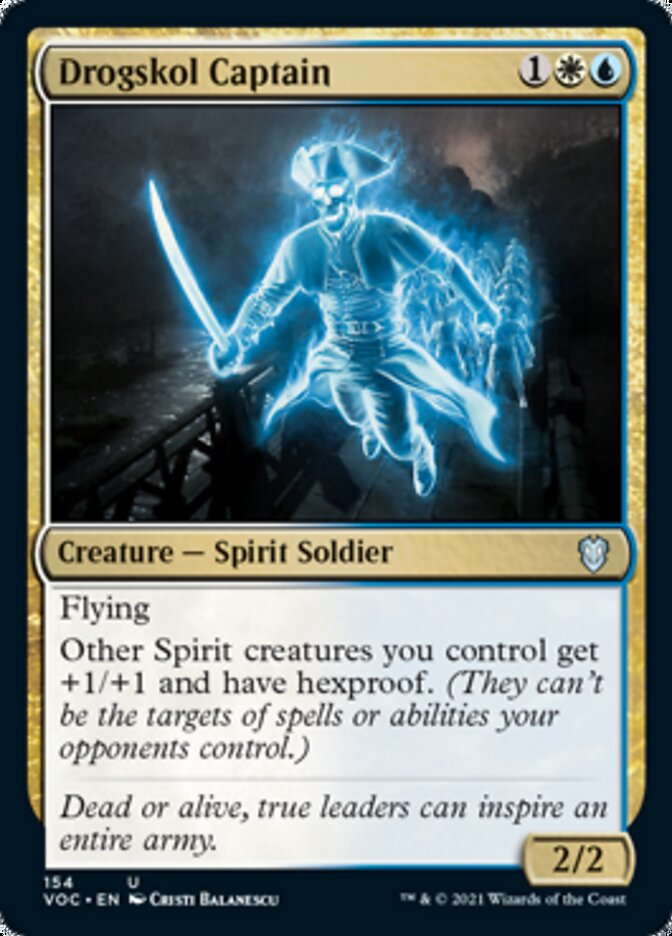 Drogskol Captain [Innistrad: Crimson Vow Commander] | Silver Goblin