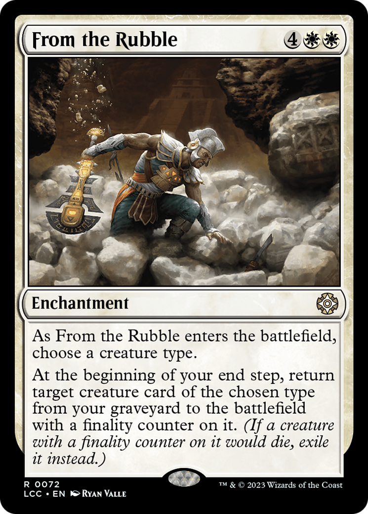From the Rubble (072) - The Lost Caverns of Ixalan Commander