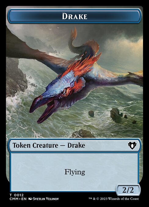 Eldrazi // Drake Double-Sided Token [Commander Masters Tokens] | Silver Goblin