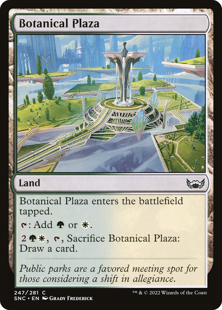 Botanical Plaza (247) Foil - Streets of New Capenna