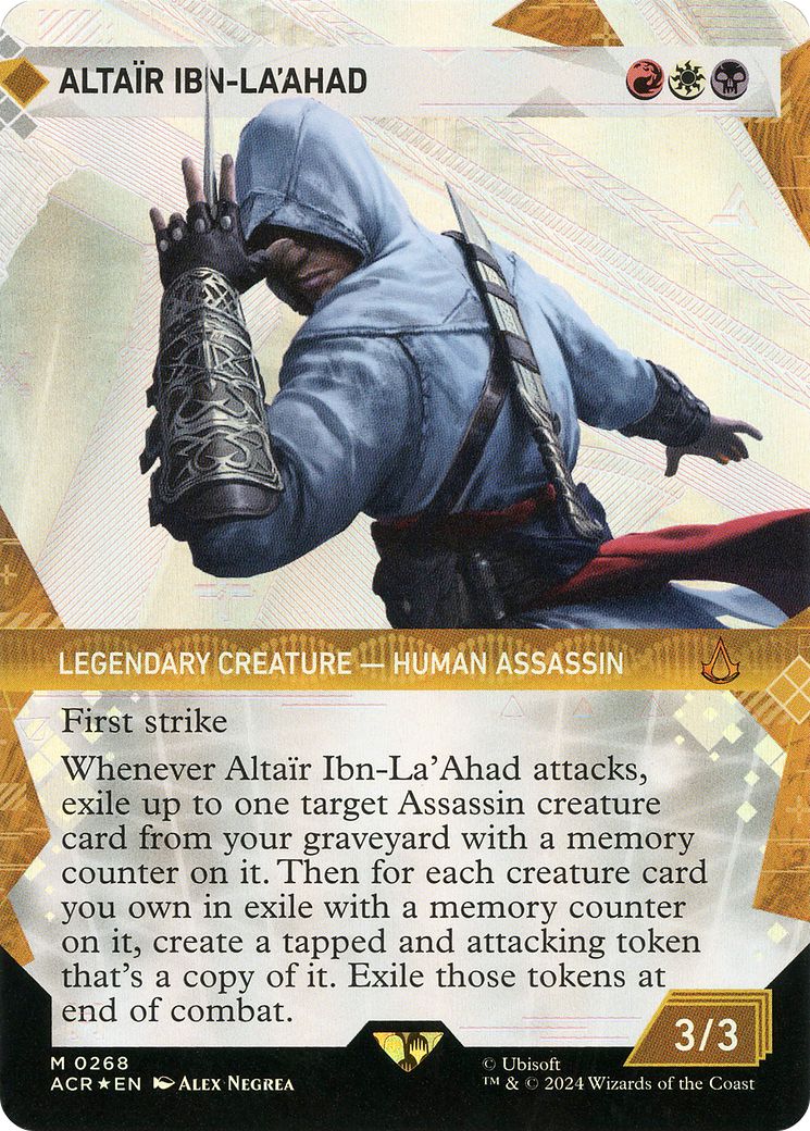Altair Ibn-La'Ahad (Showcase) (Textured Foil) (Showcase) (268) Foil - Assassin's Creed