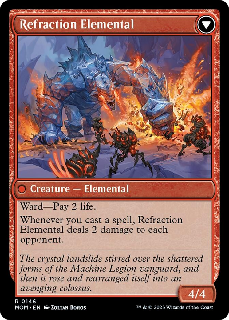 Invasion of Karsus // Refraction Elemental (146) Foil - March of the Machine