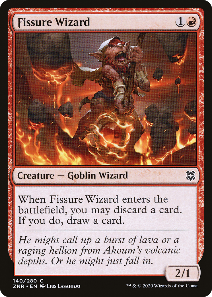 Fissure Wizard (140) - Zendikar Rising