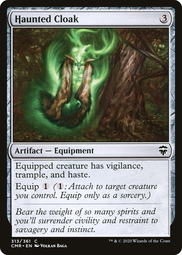 Haunted Cloak (313) Foil - Commander Legends