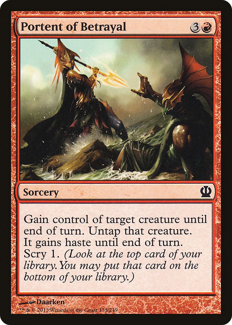Portent of Betrayal (133) Foil - Theros